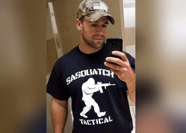 Wesley Allen Beeler, 31 tuổi bị bắt hôm 15/1 mang giấy thông hành giả cùng súng và hơn 500 viên đạn tìm cách vào khu vực Điện Capitol (Ảnh: Dongfang).