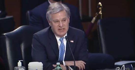 Giám đốc Cục Điều tra Liên bang (FBI) Christopher Wrey (Ảnh: Huanqiu). Giám đốc Cục Điều tra Liên bang (FBI) Christopher Wrey (Ảnh: Huanqiu).