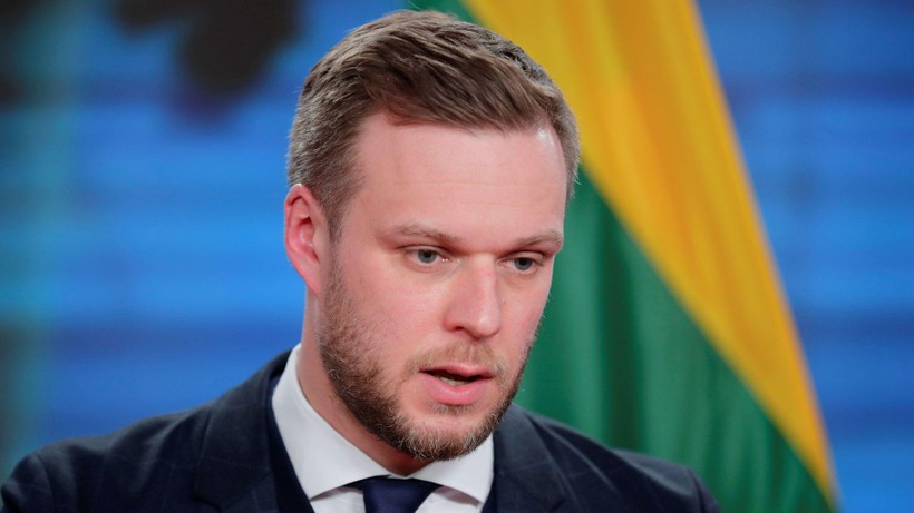 Bộ trưởng Ngoại giao Lithuania Landsbergis (Ảnh: Dwnews). Bộ trưởng Ngoại giao Lithuania Landsbergis (Ảnh: Dwnews).