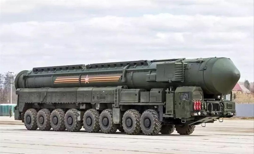 Tên lửa ICBM thế hệ mới RS-24 Yars của Nga (Ảnh: RIA).