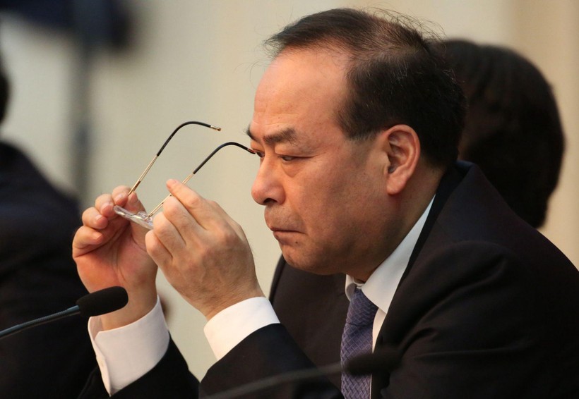 Tôn Chính Tài khi còn giữ chức Ủy viên Bộ Chính trị, Bí thư thành ủy Trùng Khánh (Ảnh: Xinhua).