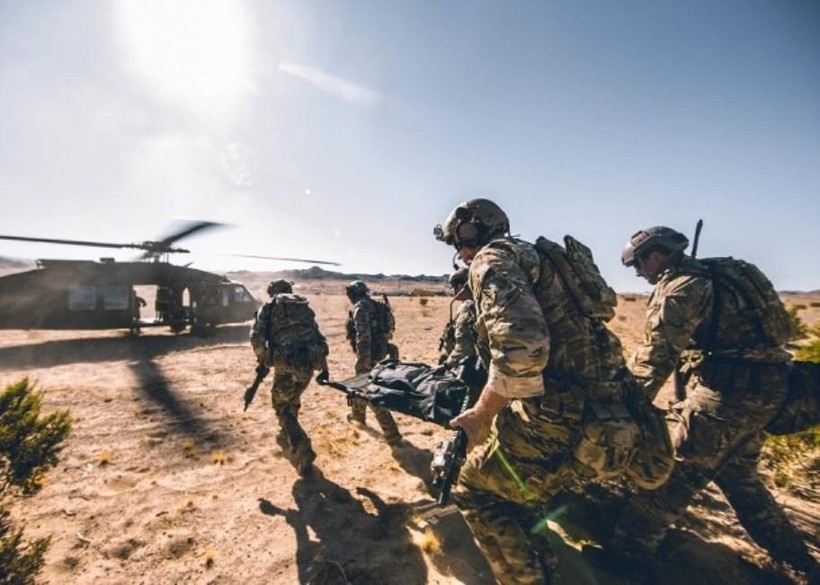 Lính đặc nhiệm Mỹ tới Đài Loan giúp huấn luyện lực lượng đặc nhiệm địa phương (Ảnh: Đông Phương).