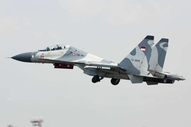 Máy bay Su-30MK của Không quân Indonesia (Ảnh: Guancha)