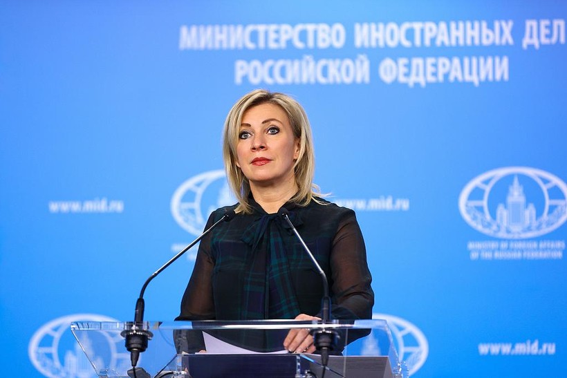 Bà Maria Zakharova, Người phát ngôn Bộ Ngoại giao Nga (Ảnh: RIA).