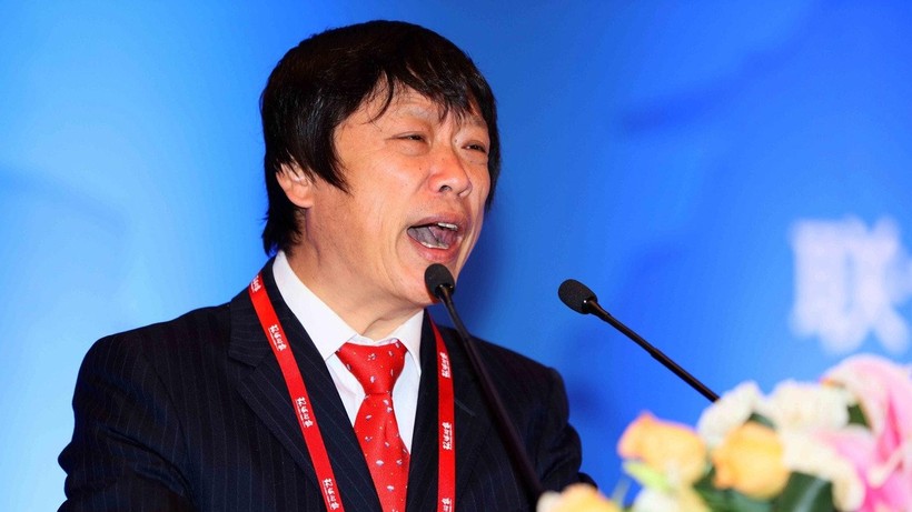 Ông Hồ Tích Tiến, Tổng biên tập Thời báo Hoàn cầu mới nghỉ hưu là nhân vật nổi tiếng về tư tưởng dân tộc cực đoan (Ảnh: Newtalk),