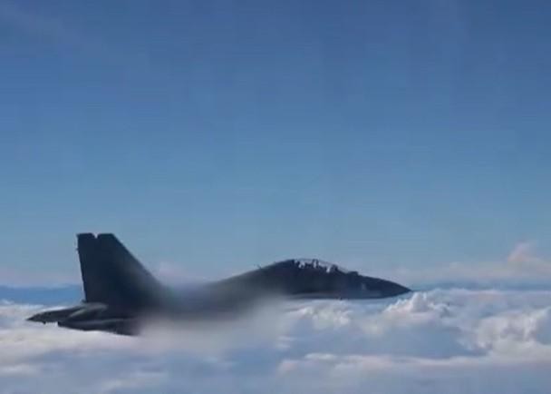 Máy bay của Chiến khu Miền Đông PLA bay gần quần đảo Bành Hồ (Đài Loan). Ảnh: Guancha.