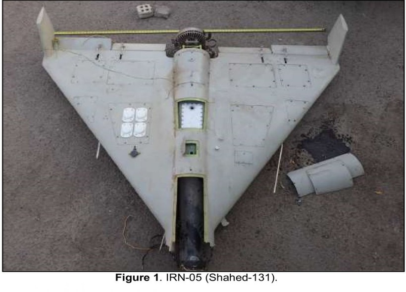 Máy bay không người lái Shahed-131 bị rơi ở Ukraine (Ảnh: Newtalk). Máy bay không người lái Shahed-131 bị rơi ở Ukraine (Ảnh: Newtalk).