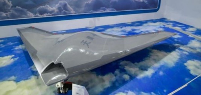 Mô hình UAV Thiên Ưng (Ảnh: Thepaper). mo-hinh-thien-ung-4709.jpg