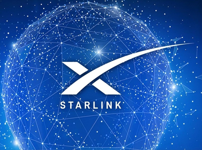 Dự án Starlink của Mỹ dự kiến bao phủ Trái Đất bằng hơn 42.000 vệ tinh (Ảnh: Toutiao). He thong Starlink.jpg