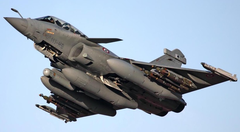 Máy bay chiến đấu Dassault Rafale do EU phát triển (Ảnh: Sina). may bay Rafale.jpg