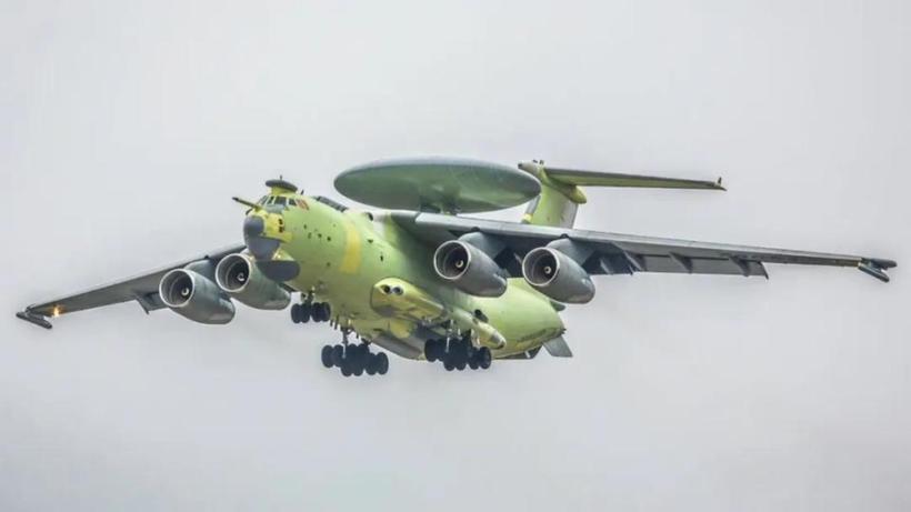 Chiếc máy bay cảnh báo sớm A-100 duy nhất của Nga. Ảnh: QQnews. A-100 Nga.png