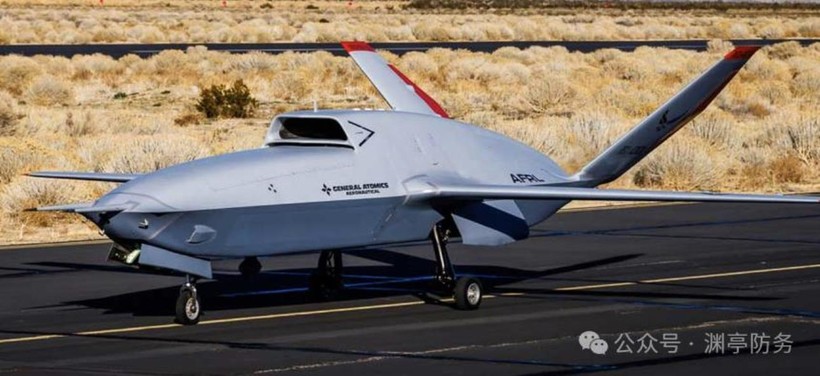 UAV XQ-67A, nền tảng để phát triển thành YFQ-42A. Ảnh: Sohu. Mau XQ-67A.jpeg