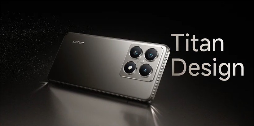 Hơn nữa, trên Xiaomi 14T series giờ đây cũng được hoàn thiện khung viền bằng chất liệu Titanium cao cấp. Thiết kế Titan.jpg