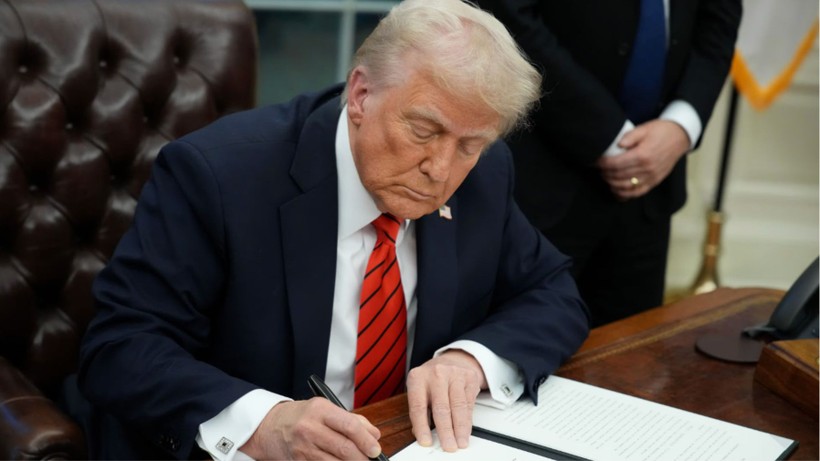 Theo Tổng thống Donald Trump, mục tiêu của Quỹ dự trữ tiền điện tử là "nâng tầm ngành công nghiệp quan trọng này sau nhiều năm bị chính quyền tiền nhiệm trấn áp". Ảnh: Bloomberg.