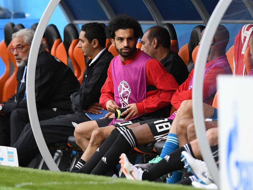 Mohamed Salah chưa thể ra mắt tại sân khấu World Cup. Ảnh: Getty Images