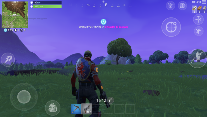 Khung hình của Fortnite trên Android bị giới hạn ở 30fps. Ảnh: AndroidAuthority