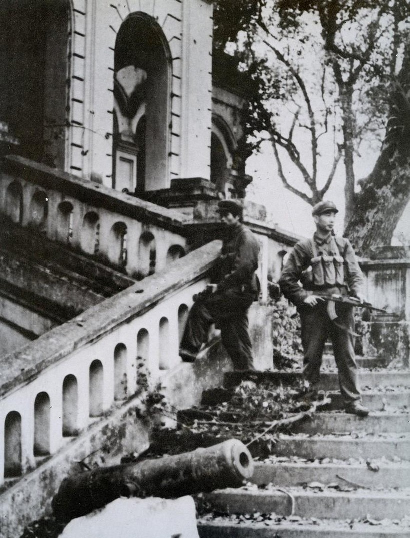 Tòa nhà Ủy ban Nhân dân Thị xã Lạng Sơn, nơi quân đội Trung Quốc từng chiếm giữ.