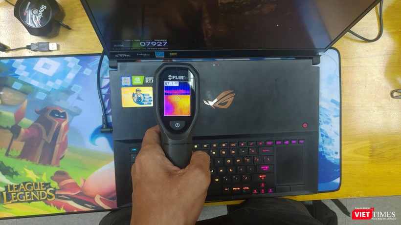 Nhiệt độ của máy khi hoạt động ở chế độ Balance.