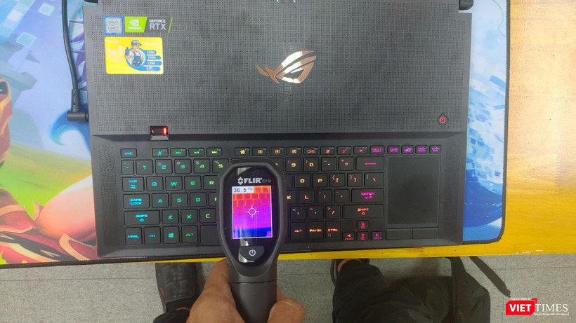 Nhiệt độ của máy khi hoạt động ở chế độ Balance.