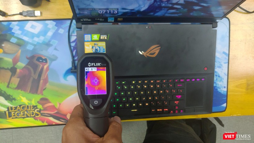 Nhiệt độ của máy khi hoạt động ở chế độ Balance.