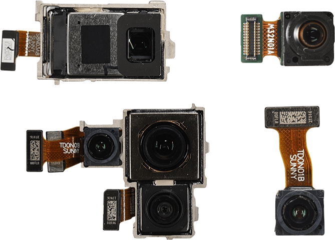 Camera của Sony - Nhật Bản (camera trước giá 12,16 USD; cụm 3 camera sau giá 25,79 USD): Rất nhiều smartphone ngày nay sử dụng cụm camera với nhiều ống kính khác nhau, kết hợp cùng hệ thống AI để thực hiện thuật toán xử lý ảnh. Camera của Sony - Nhật Bản (camera trước giá 12,16 USD; cụm 3 camera sau giá 25,79 USD): Rất nhiều smartphone ngày nay sử dụng cụm camera với nhiều ống kính khác nhau, kết hợp cùng hệ thống AI để thực hiện thuật toán xử lý ảnh.