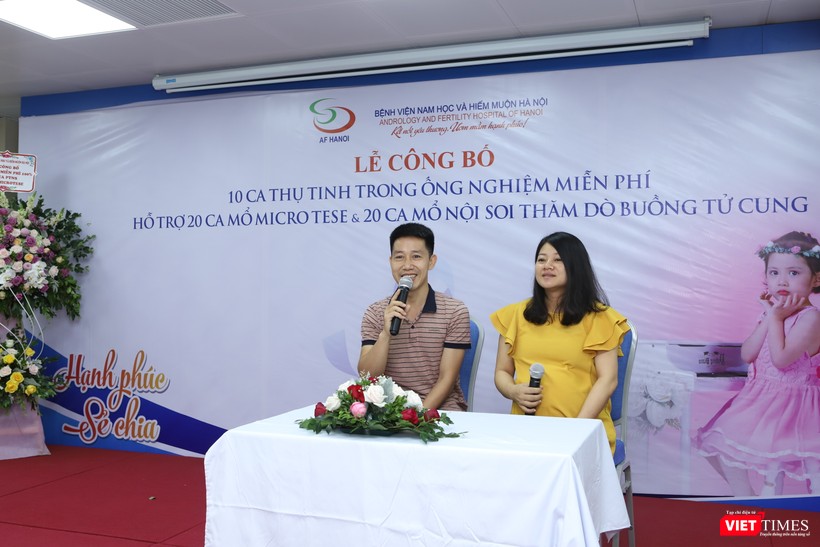 Các cặp vợ chồng hiếm muộn, có hoàn cảnh khó khăn được TTTON niễn phí năm 2019 nay đã có 