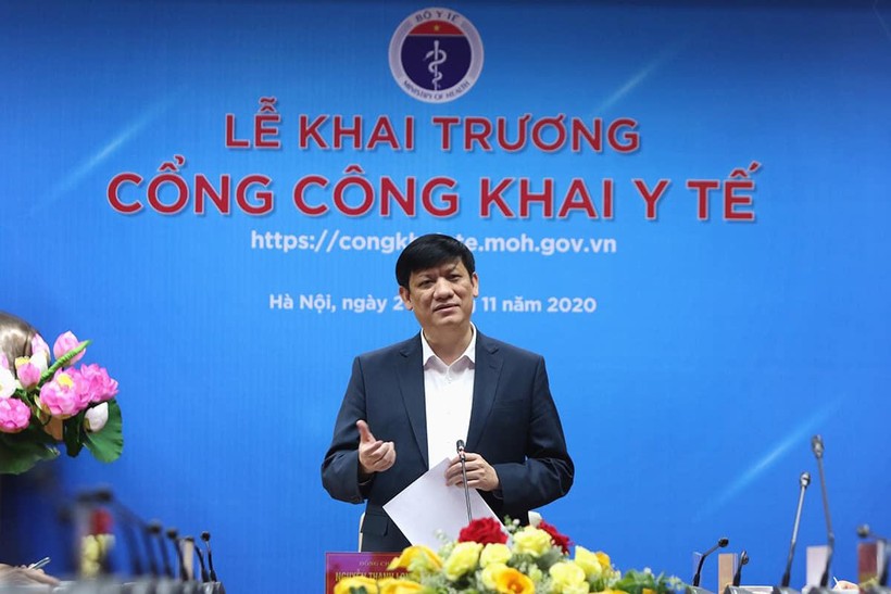 Bộ trưởng Bộ Y tế Nguyễn Thanh Long khai trương Cổng công khai y tế