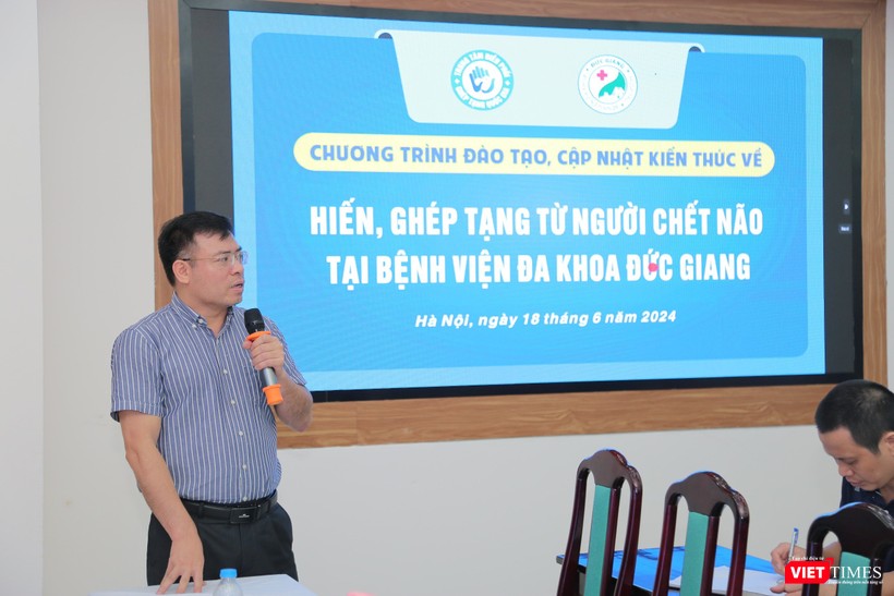 Ông Đoàn Văn Phúc - Phó Giám đốc Bệnh viện Đa khoa Đức Giang, Chủ tịch Hội đồng đánh giá chết não của Bệnh viện VT_Phuc.jpg