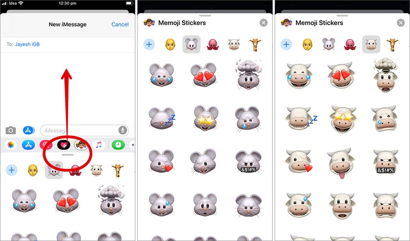 Cách sử dụng nhãn dán Memoji mới trên iOS 13 ảnh 3 Cách sử dụng nhãn dán Memoji mới trên iOS 13