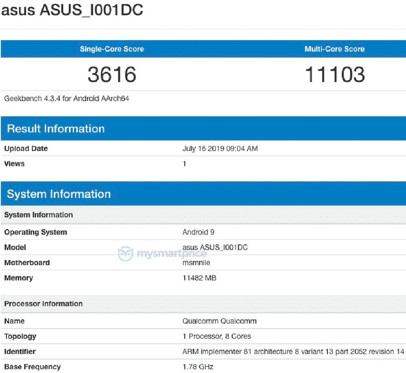 Điểm hiệu năng Asus ROG Phone 2.
