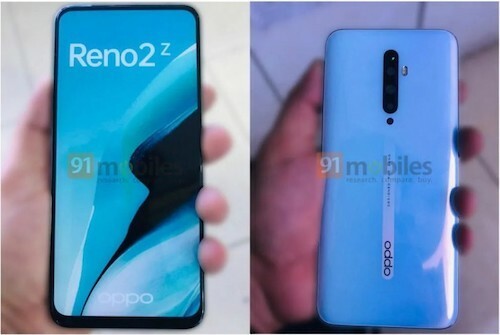 Oppo Reno 2Z lộ hình ảnh ảnh 1 Reno 2Z là model đầu tiên của Oppo có 4 camera sau.