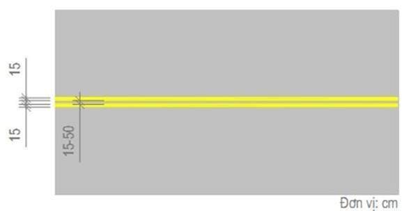 Vạch màu vàng song song Vạch màu vàng song song