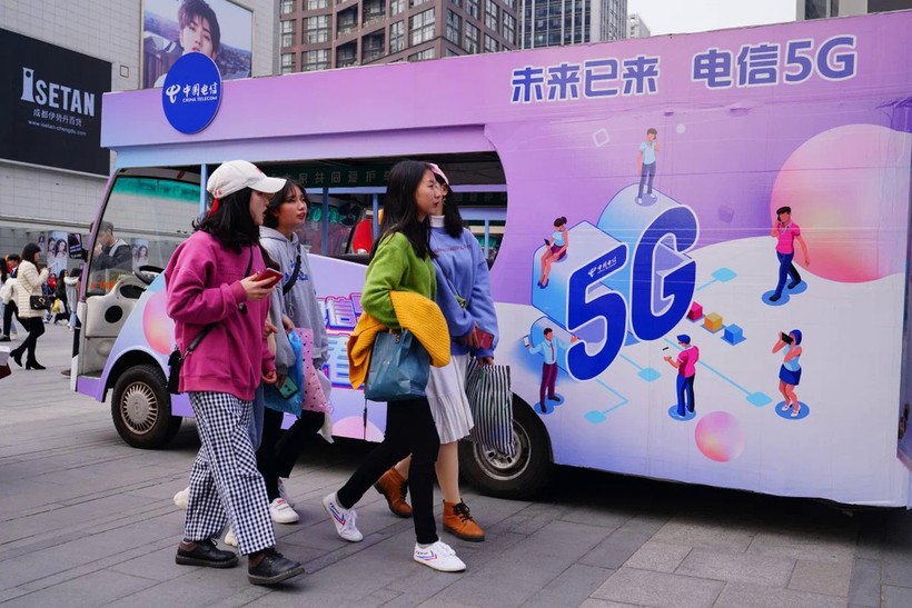 5G đang ngày một phổ biến tại Trung Quốc. Ảnh: SCMP. 5G đang ngày một phổ biến tại Trung Quốc. Ảnh: SCMP.
