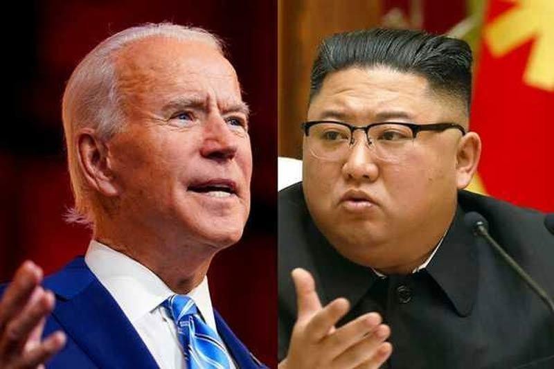 Tổng thống Mỹ Joe Biden và Chủ tịch Triều Tiên Kim Jong Un. Ảnh: AP, KCNA