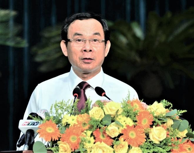 Bí thư Thành ủy TPHCM Nguyễn Văn Nên. Bí thư Thành ủy TPHCM Nguyễn Văn Nên.