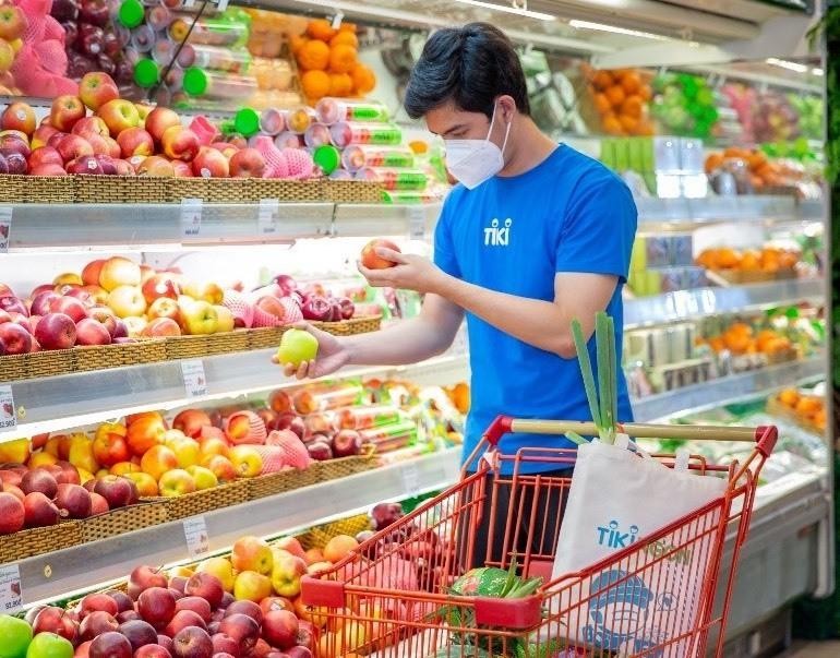 Tiki Ngon, một dịch vụ bán hàng tươi sống của Tiki. Tiki Ngon, một dịch vụ bán hàng tươi sống của Tiki.