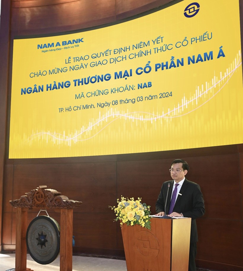 Ông Trần Ngọc Tâm - Phó Chủ tịch Hội đồng Quản trị kiêm Tổng Giám đốc Nam A Bank phát biểu tại sự kiện. hinh-anh-2-ong-tran-ngoc-tam-phat-bieu-7697.jpg
