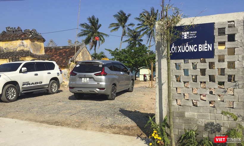 Lối đi xuống biển được mở cho người dân đại phương trong quy hoạch dự án