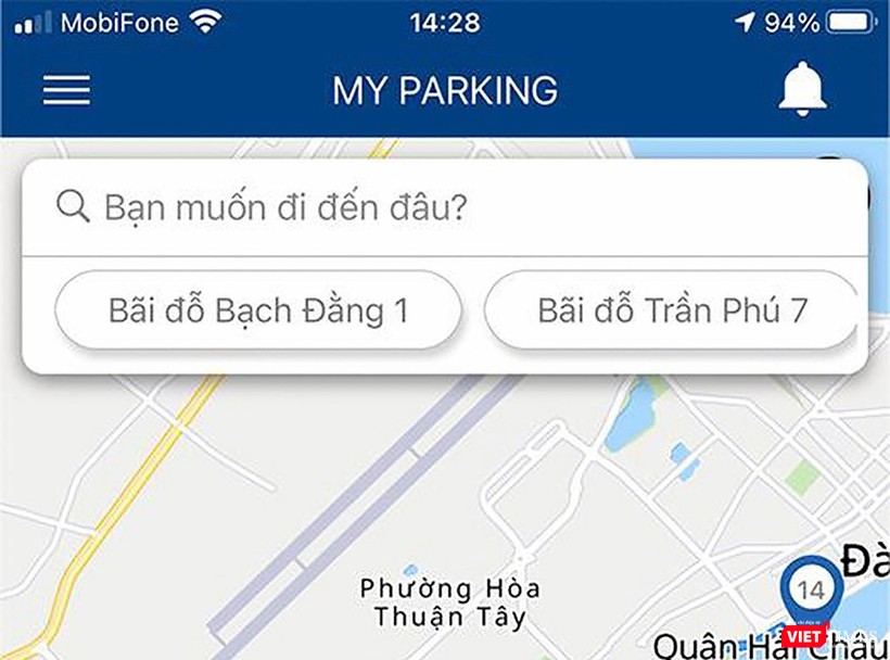 Phần mềm Hệ thống quản lý, thu phí đỗ đậu xe My Parking do Viettel tài trợ được sử dụng tại Đà Nẵng