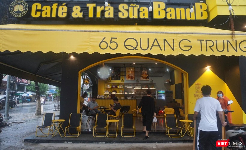 Một quán trà sữa trên đường Quang Trung, Đà Nẵng