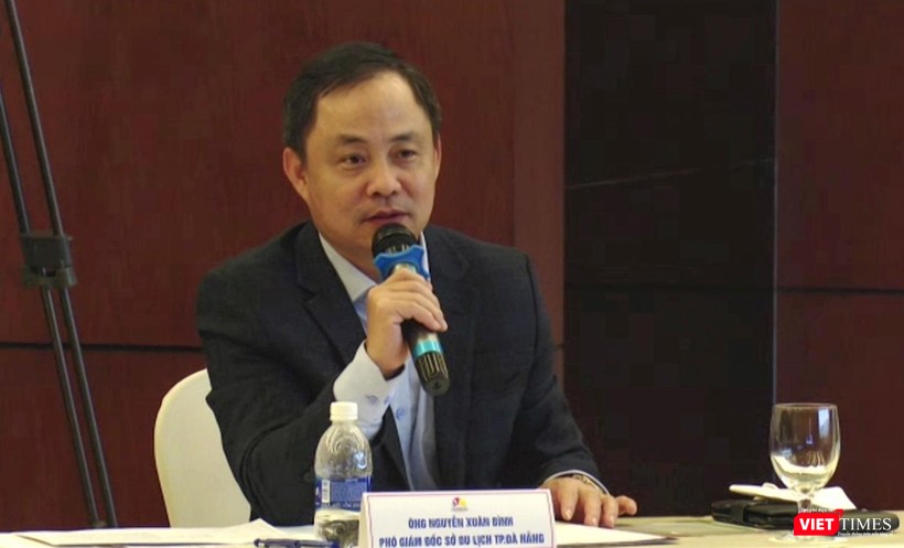 Ông Nguyễn Xuân Bình - Phó Giám đốc Sở Du lịch TP Đà Nẵng phát biểu tại sự kiện Ông Nguyễn Xuân Bình - Phó Giám đốc Sở Du lịch TP Đà Nẵng phát biểu tại sự kiện