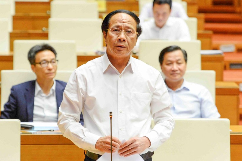 Phó Thủ tướng Lê Văn Thành phát biểu trước Quốc hội chiều ngày 9/6 (ảnh Đức Tuân-VGP) Phó Thủ tướng Lê Văn Thành phát biểu trước Quốc hội chiều ngày 9/6 (ảnh Đức Tuân-VGP)