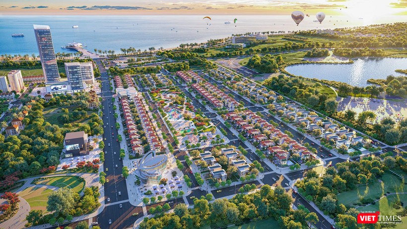 Dự án đất nền ven biển Seashine Bảo Ninh, nằm cách biển Hải Ninh khoảng 5 phút di chuyển