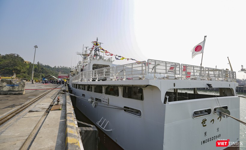 Tàu tuần tra SETTSU sẽ lưu lại Đà Nẵng đến ngày 18/2