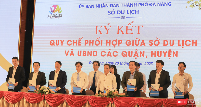 Sở Du lịch Đà Nẵng và UBND các quận huyện ký cam kết thực hiện quy chế phối hợp phát triển du lịch Đà Nẵng vt_du lich da nang 3.png