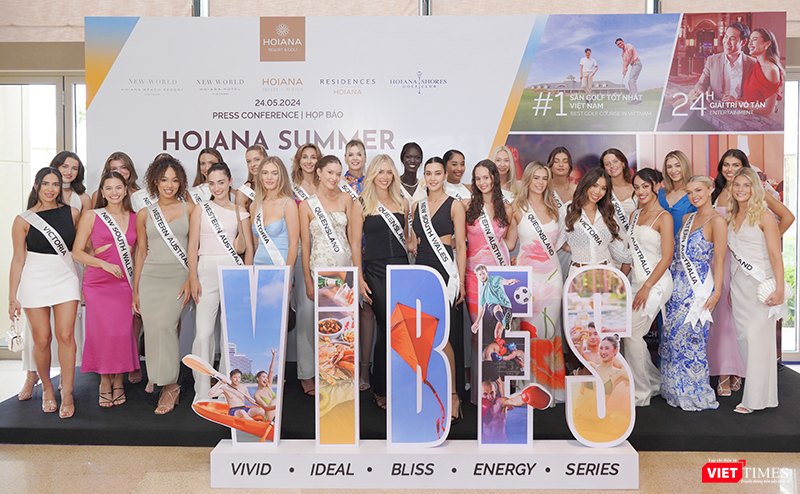 Trước đó, các thí sinh đã cùng hiện diện trong buổi họp báo “Mùa hè sôi động 2024” do Sở VH-TT&DL tỉnh Quảng Nam phối hợp tổ chức. vt_hoa hau 9.png