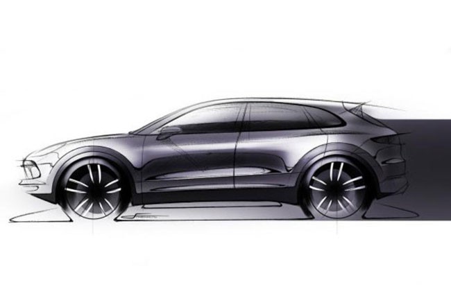 Hé lộ những hình ảnh đầu tiên của 2018 Porsche Cayenne ảnh 1