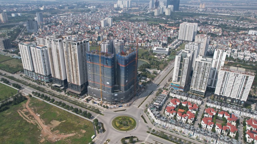 Một góc dự án Ngoại Giao Đoàn tại Hà Nội. Ảnh: Hoàng Hùng