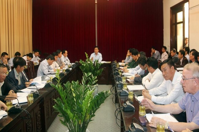Việc thay ban quản lý dự án yếu kém diễn ra ngay trong buổi làm việc đầu tiên sau kỳ nghỉ tết của Bộ GTVT- Ảnh: Bộ GTVT
