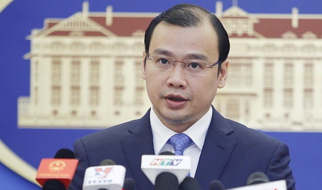 Người Phát ngôn Bộ Ngoại giao Việt Nam Lê Hải Bình